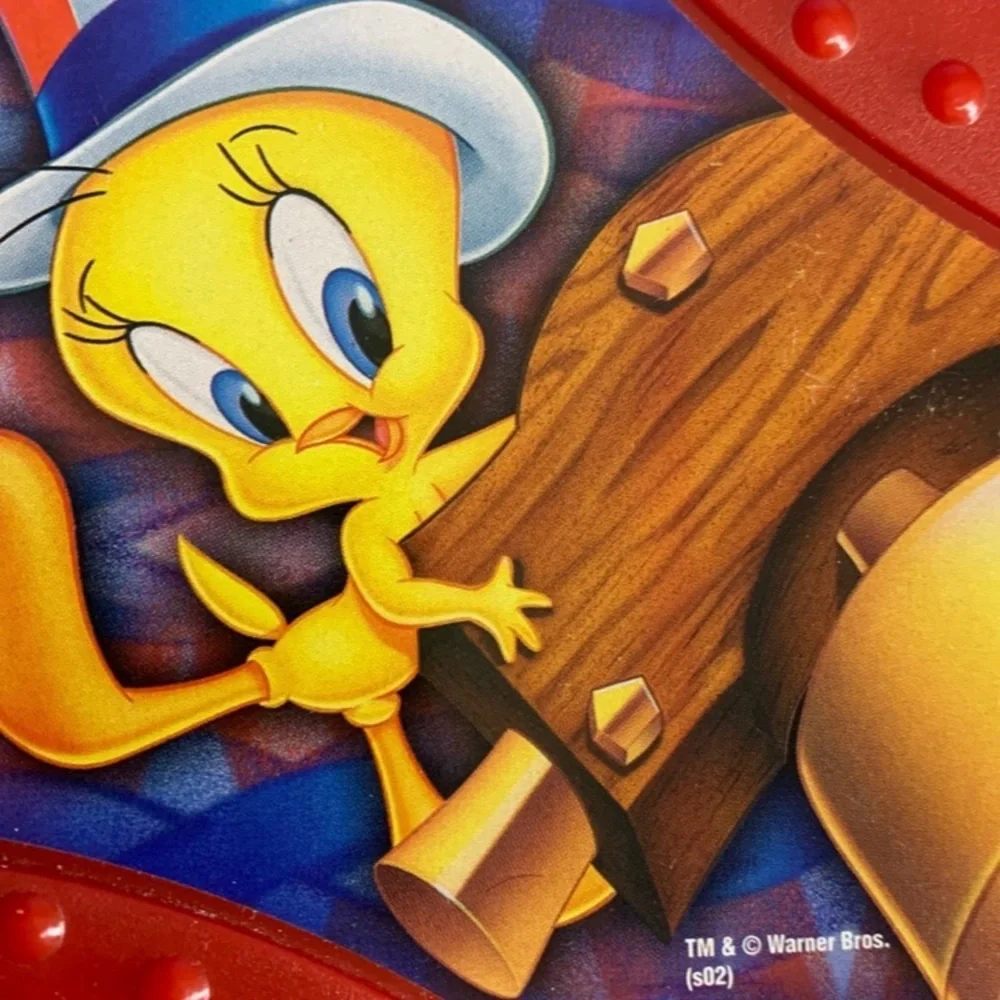 Vintage Looney Tunes Tweety Bird Spacemaker Pencil Box Case Warner Bros 90s! VTG